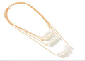 Trendy Multi-layer Metal Double-sided Pearl Clavicle Chain