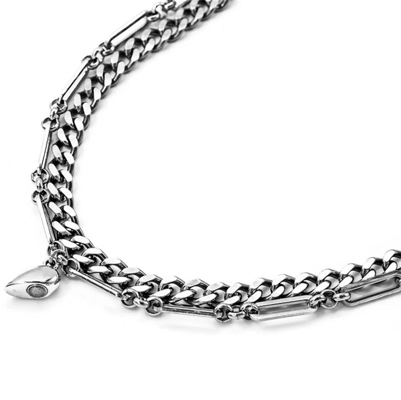Striking Titanium Steel Ring Stacking Splicing Magnet Love Bracelet