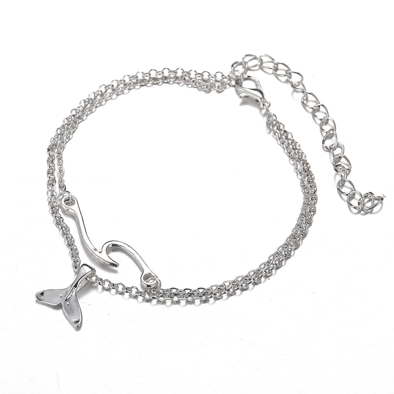 Wave Multi-layer Anklet