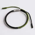 Army Green Navy Blue Mixed Color Braided Bracelet