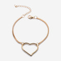 Alloy Peach Heart Bracelet