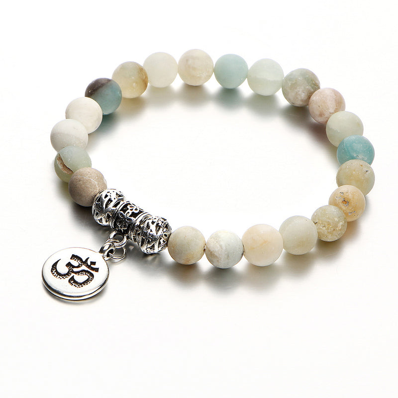 Natural  Color Yoga Bracelet Couple Type Bead Bracelet