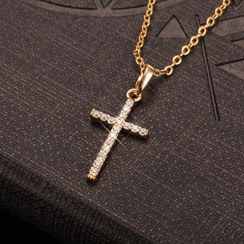 Cross Pendant Lady Necklace