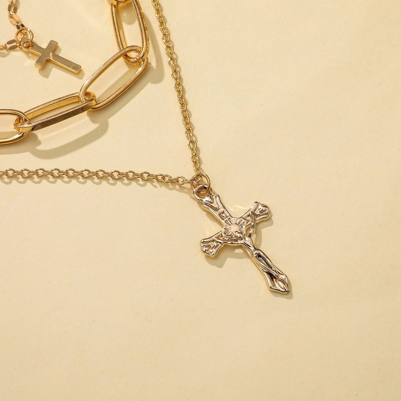 European And American Fashion Metal Cross Pendant