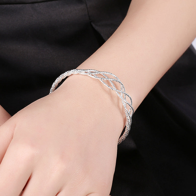 Simple style line bracelet