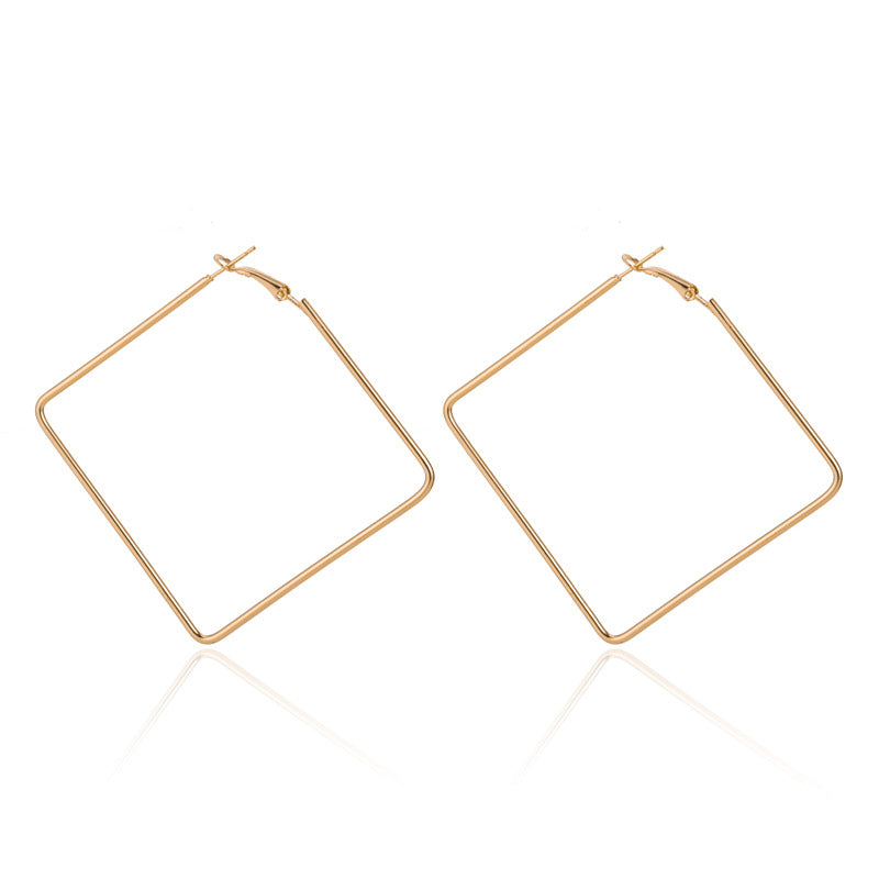 Women's Geometric Large Alloy Earrings