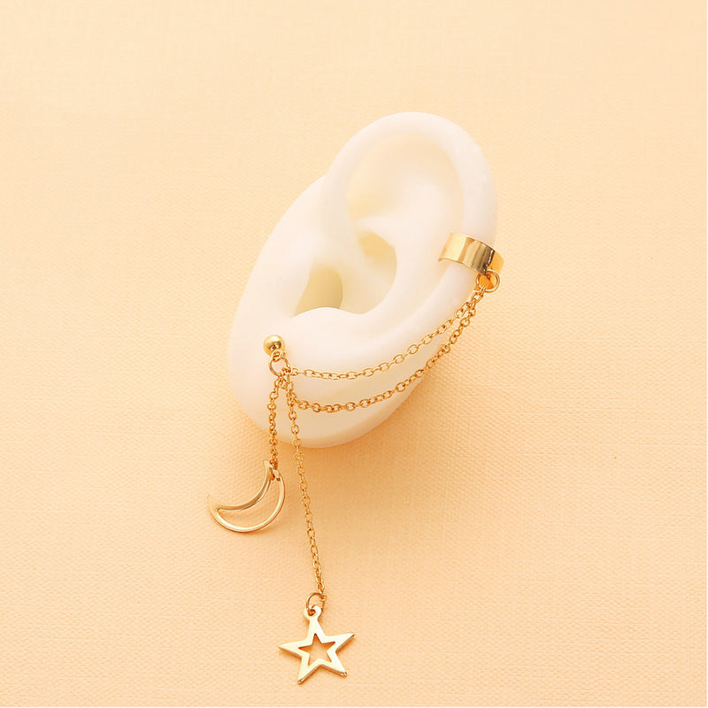 The New Non-pierced Ear Clip Creative Retro Simple Alloy