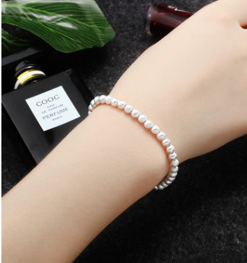 Geometry Ladies Frosted Temperament Ball Bracelet