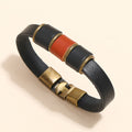 Creative Men's Leather Bracelet Street Hip Hop Fashion Jewelry