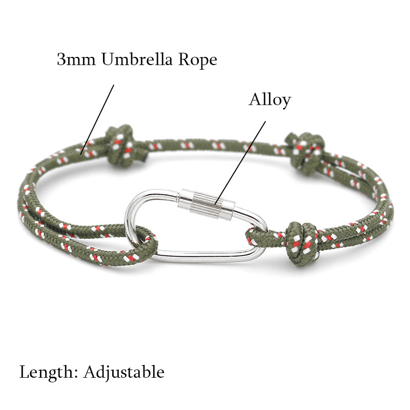 Men's And Women's Multi-function Carabiner Bracelet Accessories