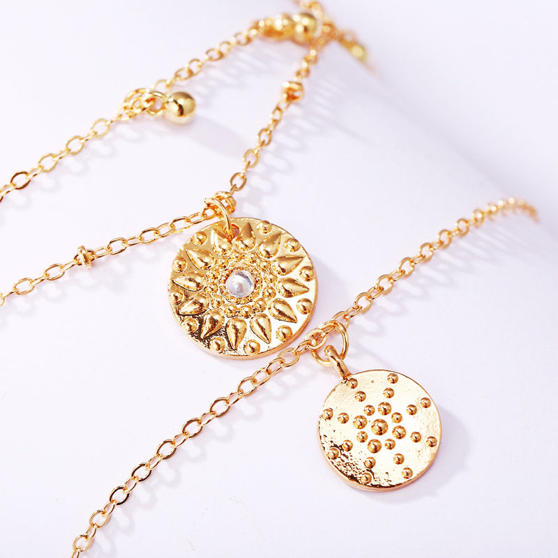 Creative Retro Simple Gold Alloy Clavicle Chain Female