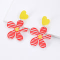 Korean Women's Acrylic Earrings Drop Shape Jewelry