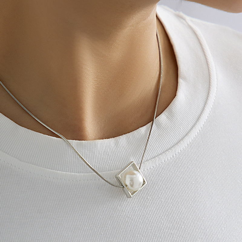 Simple Geometric Cold Wind Collarbone Chain Accessories