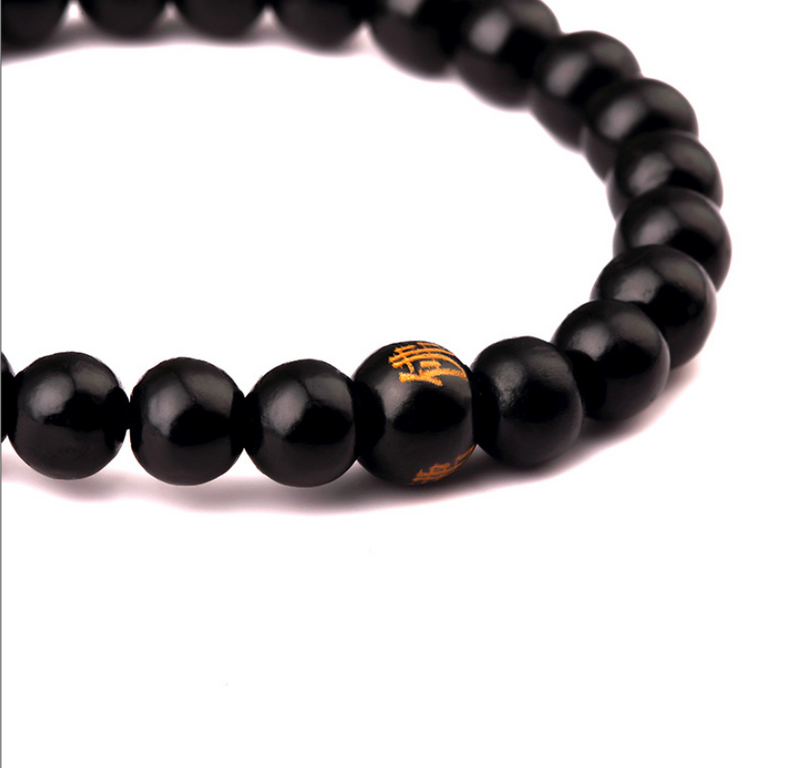 wooden beads bracelet