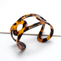 Acrylic leopard print bracelet