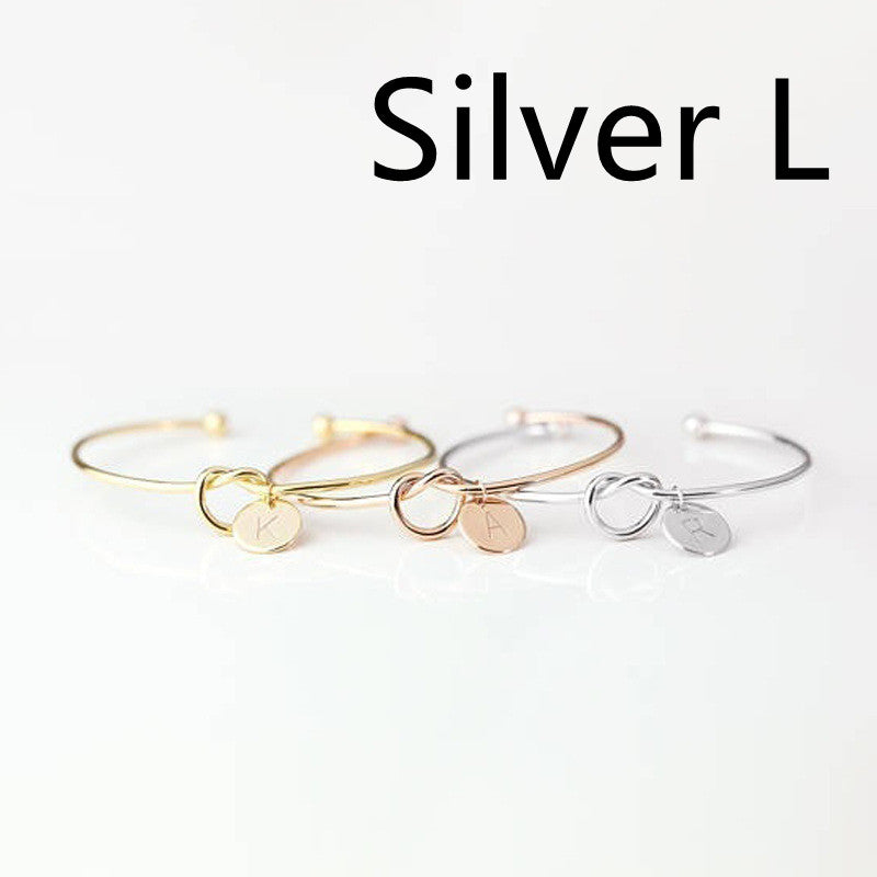 European And American Fashion Dead Knot Letter Bracelet