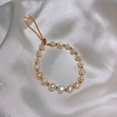 Baroque Pearl Girlfriend Bracelet With Design Sense