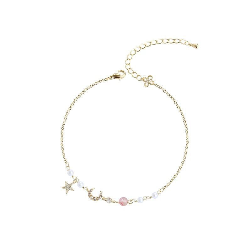 Strawberry starmoon bracelet