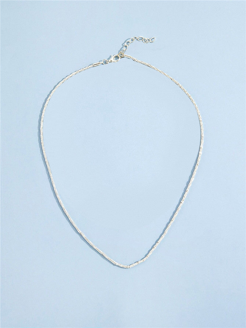 Simple Personality Sparkling Starry Light Luxury Fashion Clavicle Chain