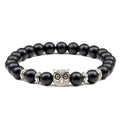 Turquoise Beaded Owl Yoga Bracelet