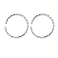 European And American Simple Twist Circle  Ear Clip