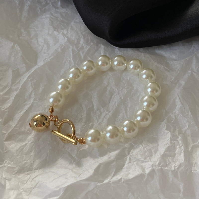 Bohemian Gold Beads Pearl Bracelets for Women Fashion Multilayer Beaded Chain Bracelets Bangle Charm Bracelet Jewelry Punk