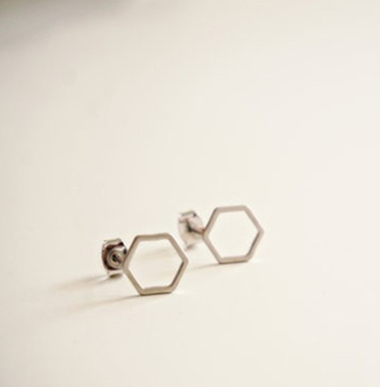 Harmony Sale Elegant Hexagon Honeycomb Earrings