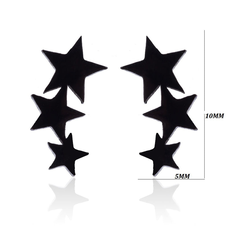 Korean fashion stainless steel ear jewelry