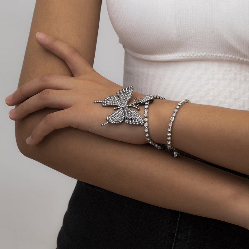 Fashion Street Shooting Multi-layer Butterfly Bracelet Women