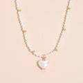 Simple Multi-layer Flat Snake Chain Electroplated Rhinestone Necklace