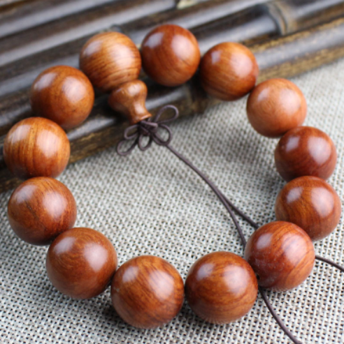 Huanghuali Big Fruit Red Sandalwood Rosewood Bracelet