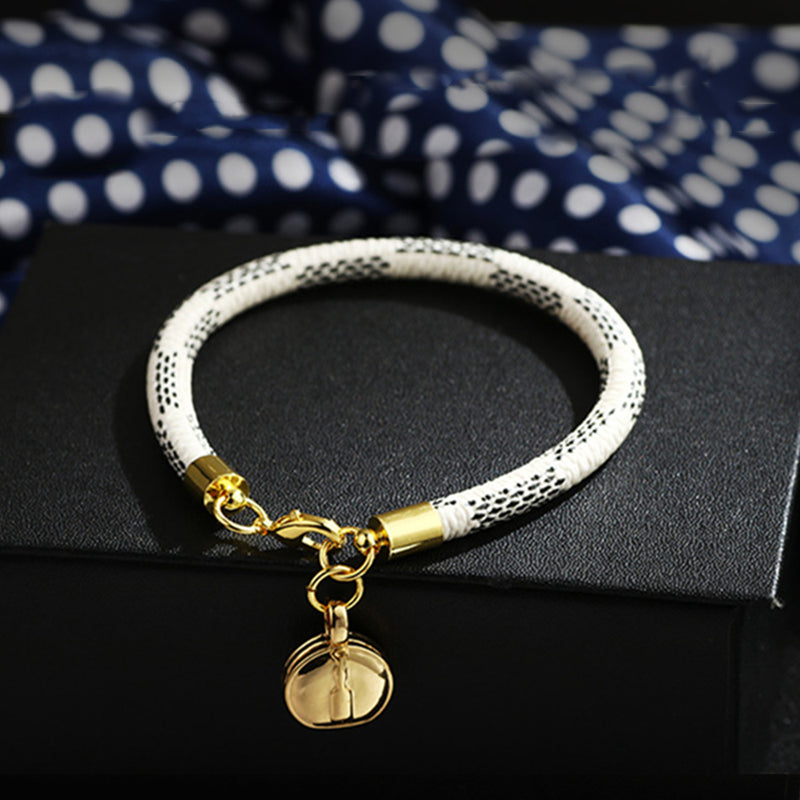 Fashion Trendy Striped Bracelet Mini Bag Pendant