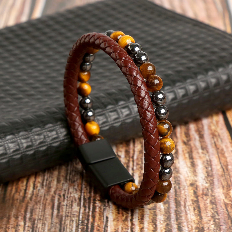 Stainless Steel Hand Woven Men's Bracelet