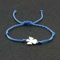 Stainless Steel Little Angel Bracelet Hand Woven Simple Adjustable