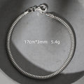 Men's S925 Silver Cool and Versatile Bracelet