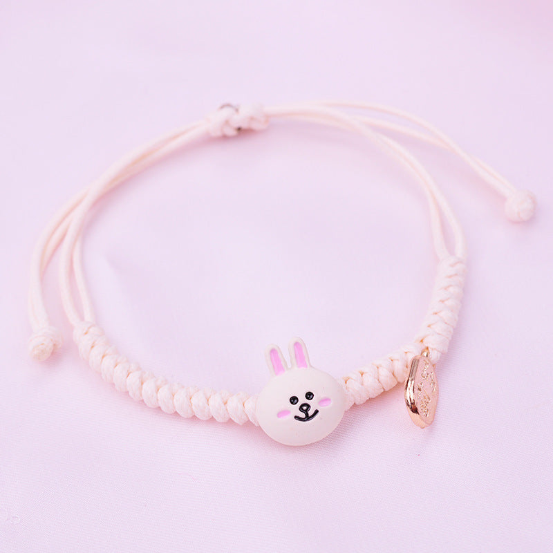 Simple Korean Style Ribbon Braided Bracelet
