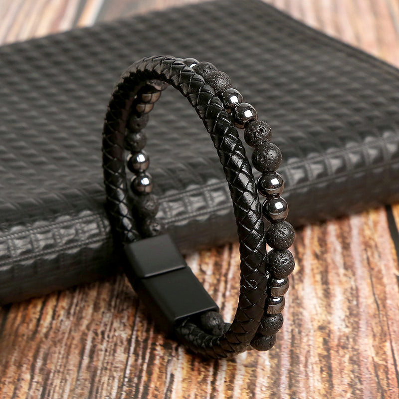 Stainless Steel Hand Woven Men's Bracelet