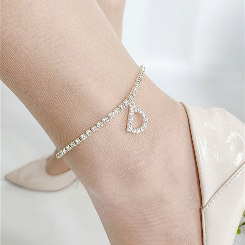 Fashion Personality Capital Letters Alloy Anklet