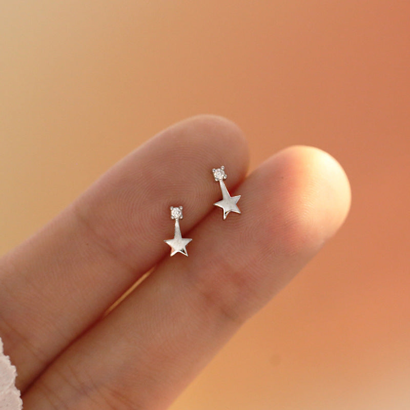 Simple Star Earrings Women Fashion