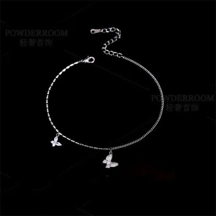 Niche Butterfly Anklet Design Cold Style Light Luxury