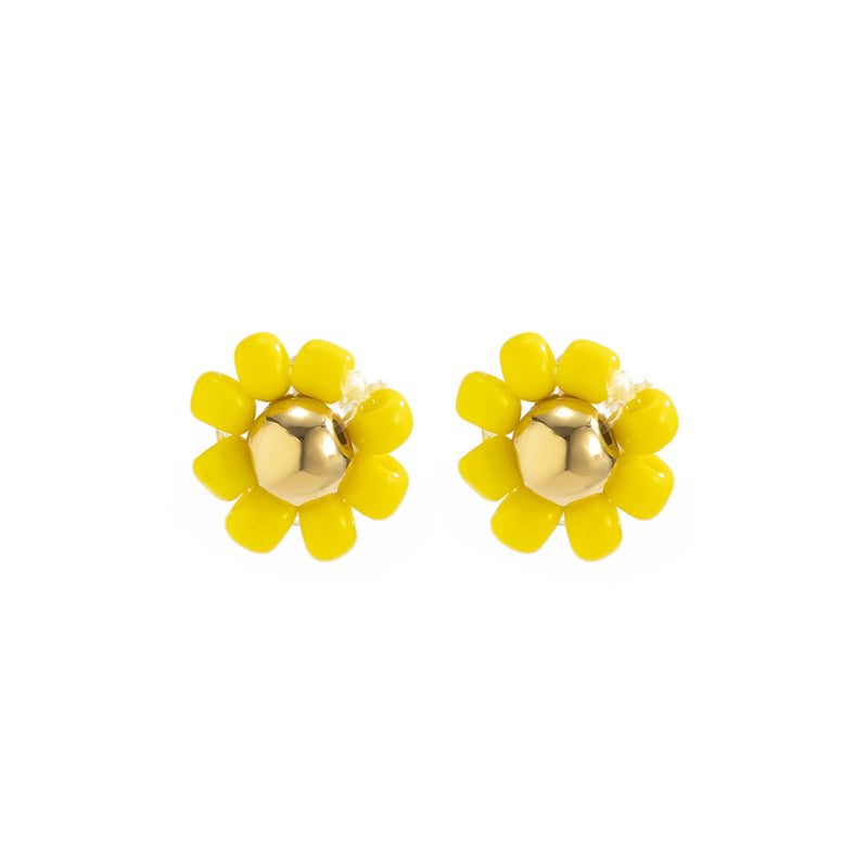 Ornaments Small Daisy Earrings Simple Sweet And Cool