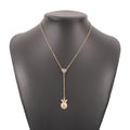 Y-shaped Fruit Necklace Female Sweet Pineapple Temperament Retro New Clavicle Chain