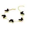 Double Sided Butterfly Heart Bracelet Fashion Bracelet