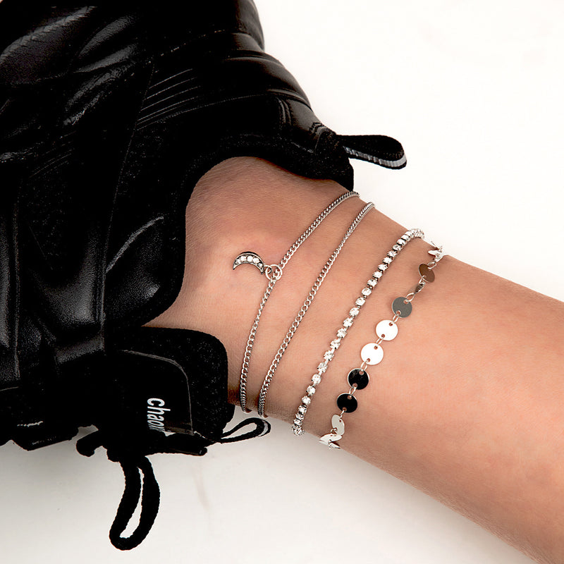 Trend Micro Prong Chain Alloy Set Anklet