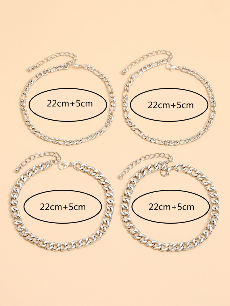 Simple Fashion Solid Color Irregular Metal Bracelet