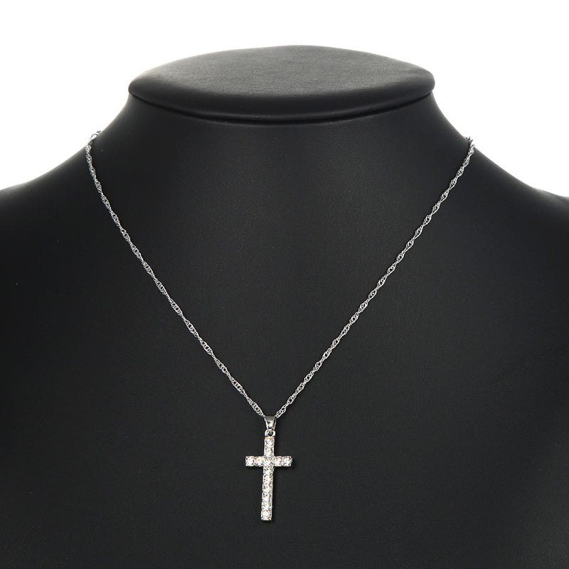 Hip Hop Men's Classic Cross Pendant Necklace