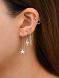 Sweet Commuter Student Earrings Pure Color Women's Jewelry