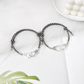 European And American Simple Alloy Handcuffs Magnet Attract Couple Bracelet