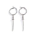 Exaggerated Personality Long Cross Sword Earrings