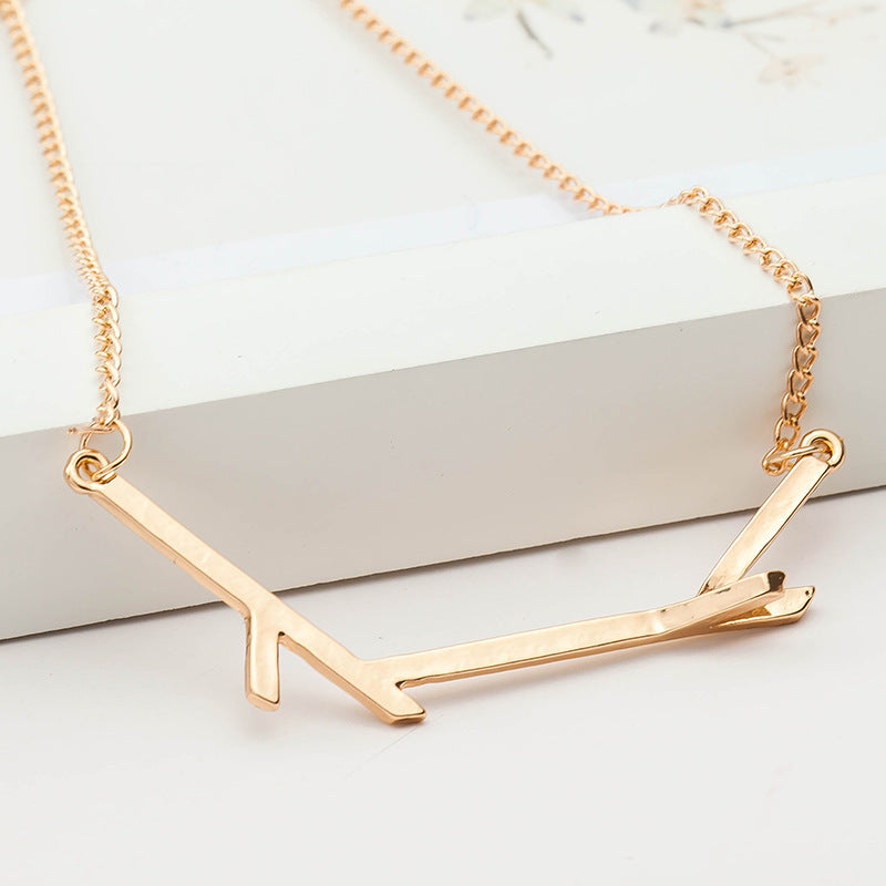 Personality Creative Irregular Branch Clavicle Chain